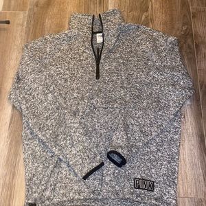 Pink Victoria Secret Quarter Zip🤍
